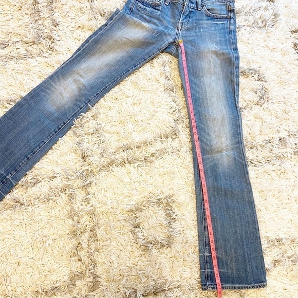 Citizens of Humanity | Distressed boho stretch #111 Low Waist Bootcut Jeans 25 - Picture 15 of 16